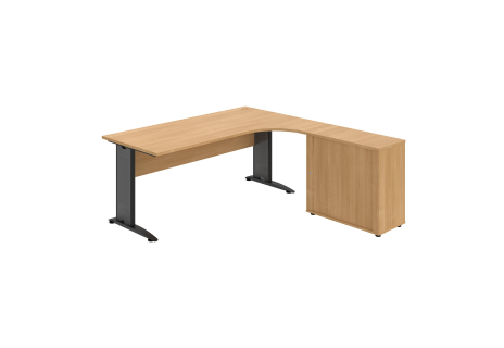 Kancelářský rohový stůl CE 1800 HR L